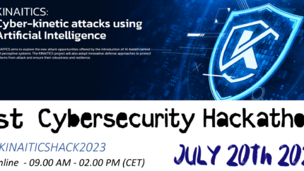 Save the date! First KINAITICS Cybersecurity Hackathon – 20/07/2023